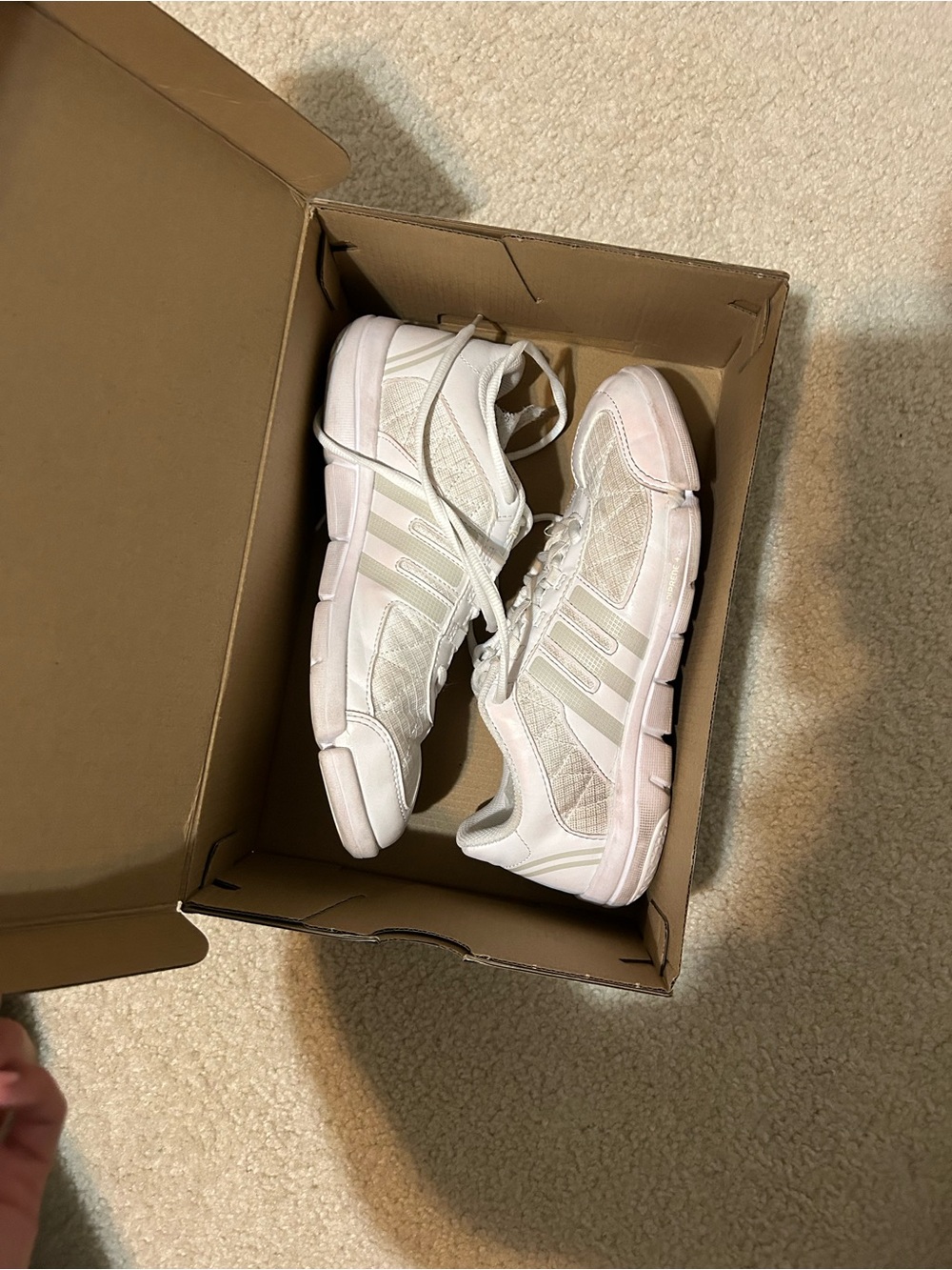 Women’s White Athletic Sneakers/Cheer Shoes